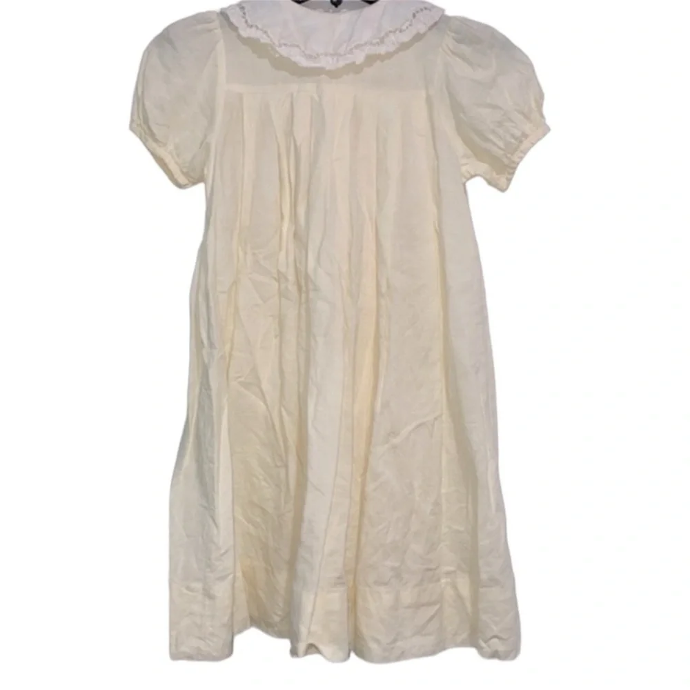 Chabre vintage yellow christening gown size 6X